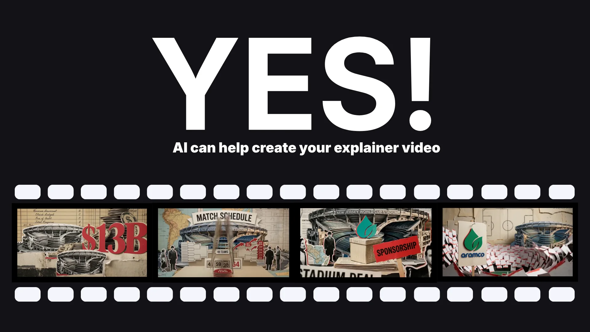 Is there an AI that can create explainer videos?