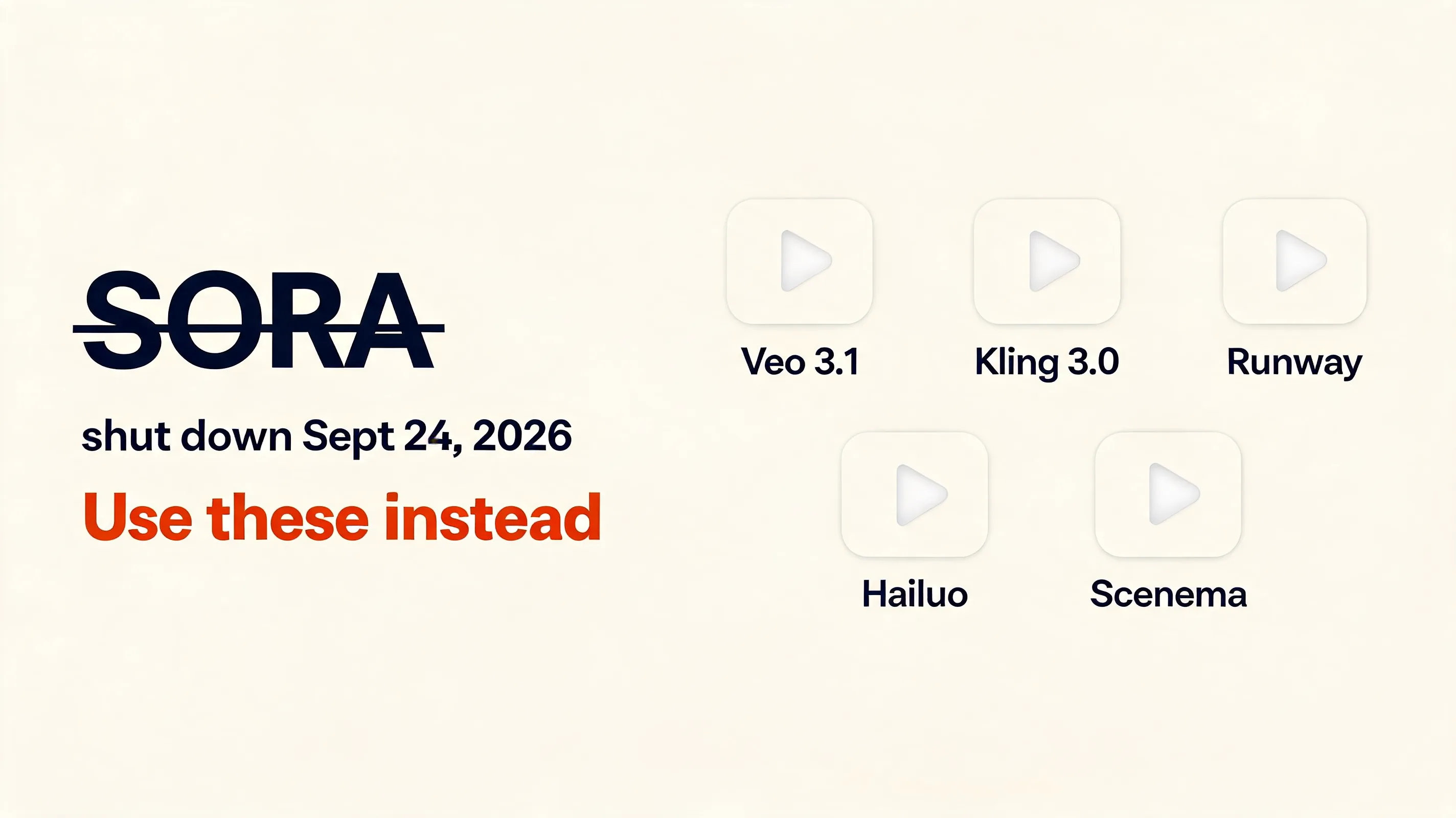 The best Sora alternatives in 2026