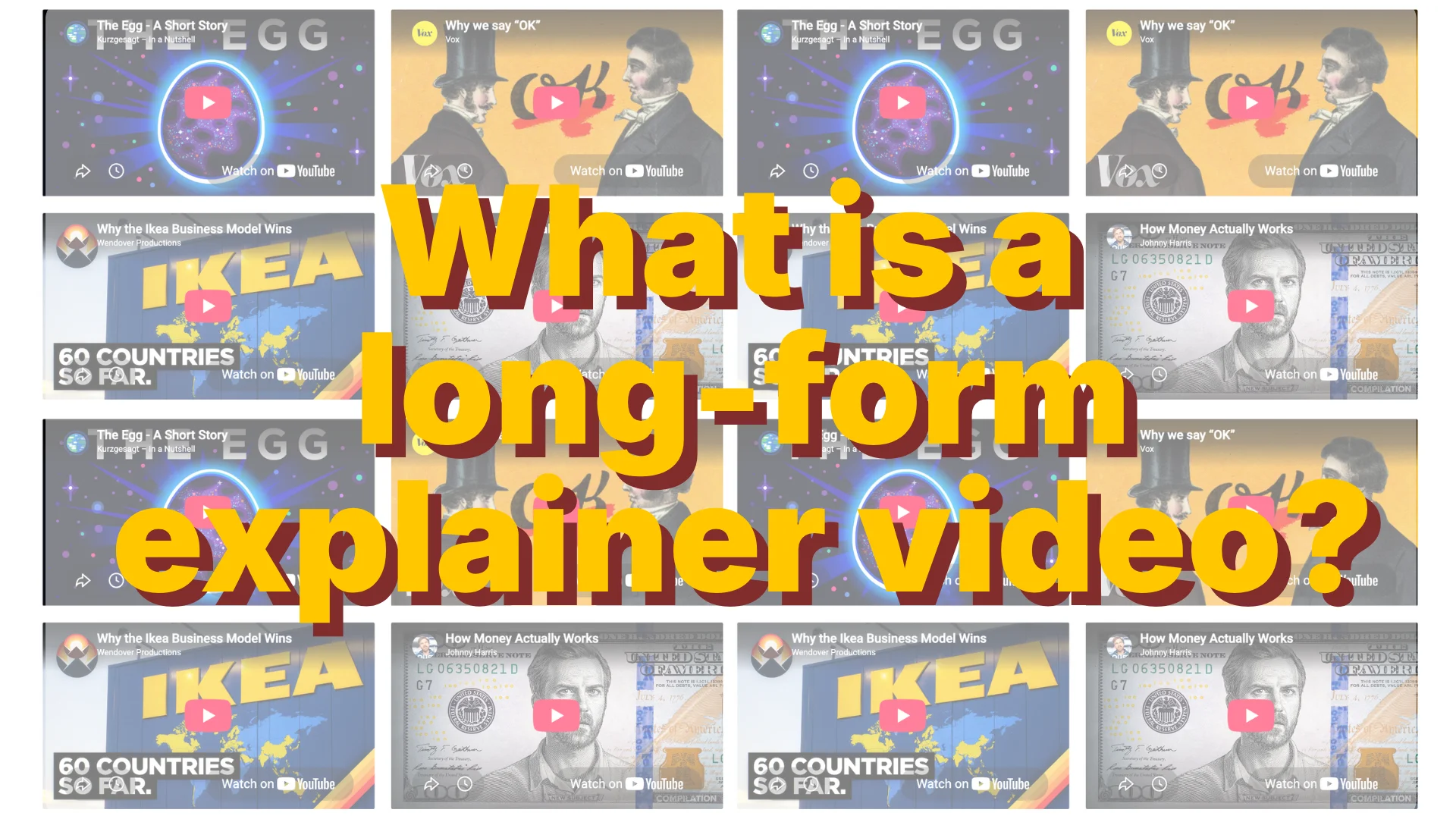 What is a long-form explainer video?