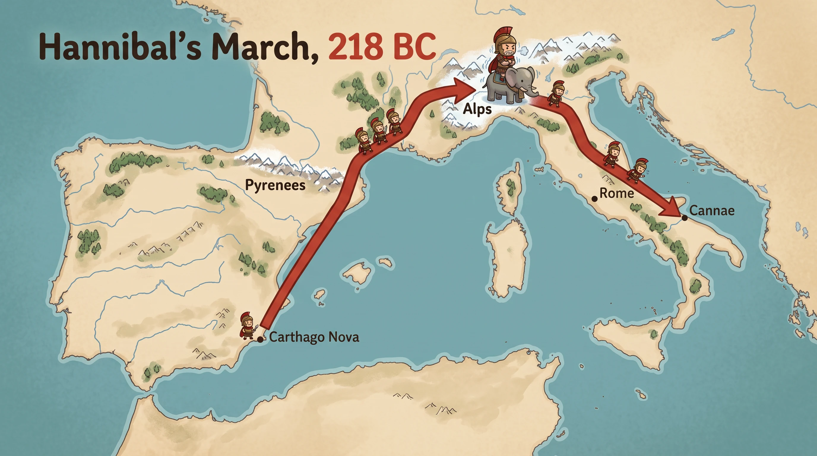 Chibi History Map style