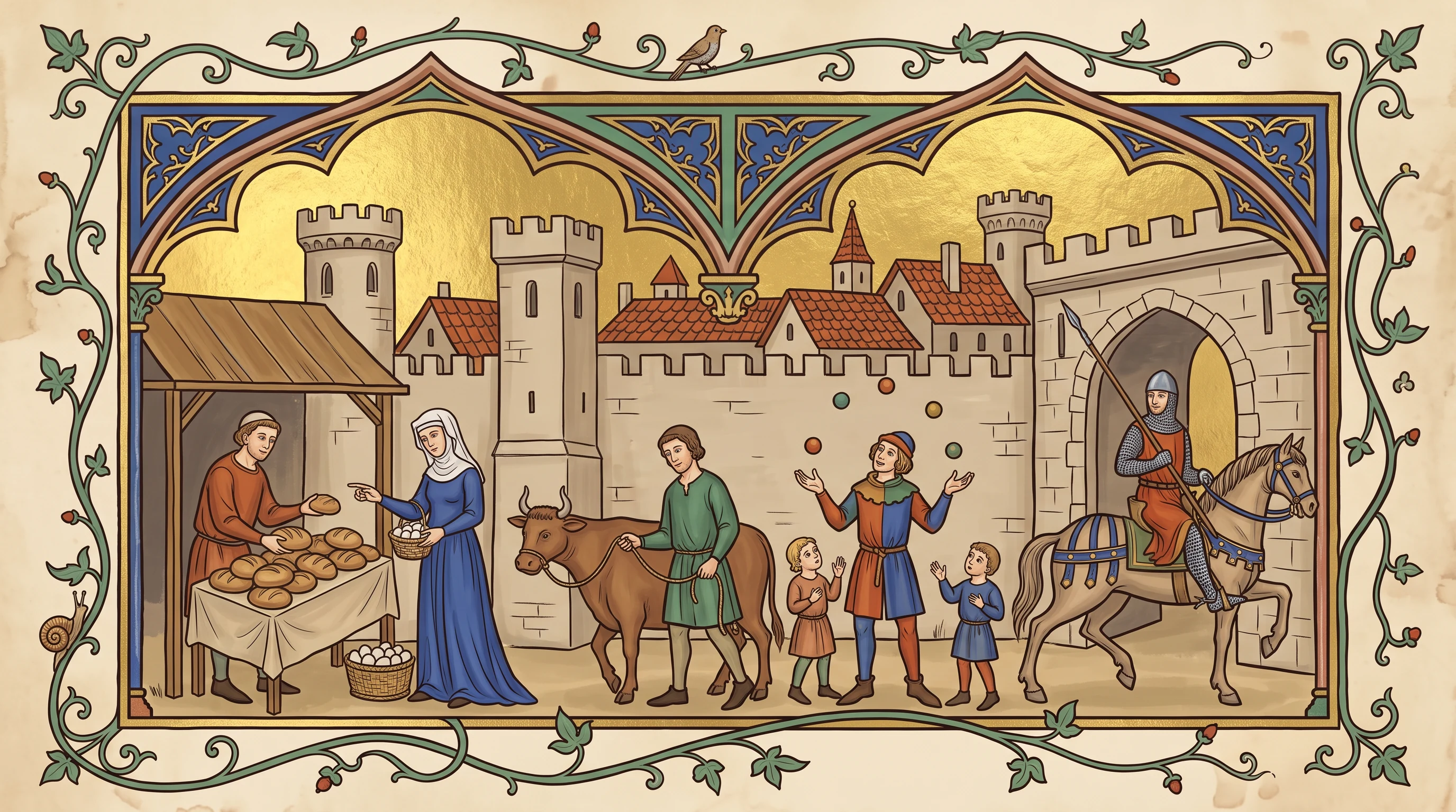 Illuminated Manuscript style example